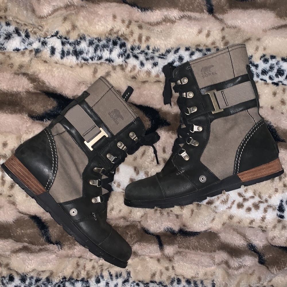 Sorel Lace-up Combat Boots — 8 - Picture 6 of 11